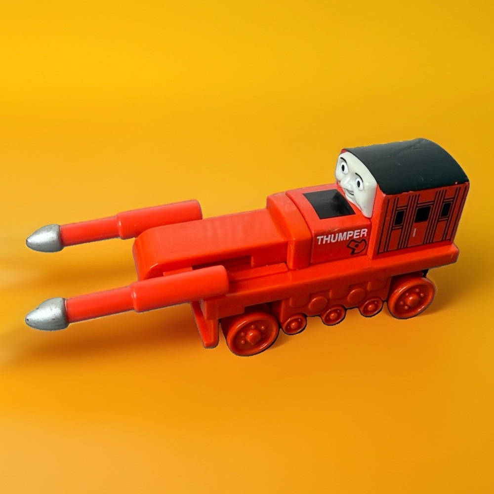 ⁠Thomas Wooden Railway THUMPER 2002-2008 Construction Train Wood Learning Curve